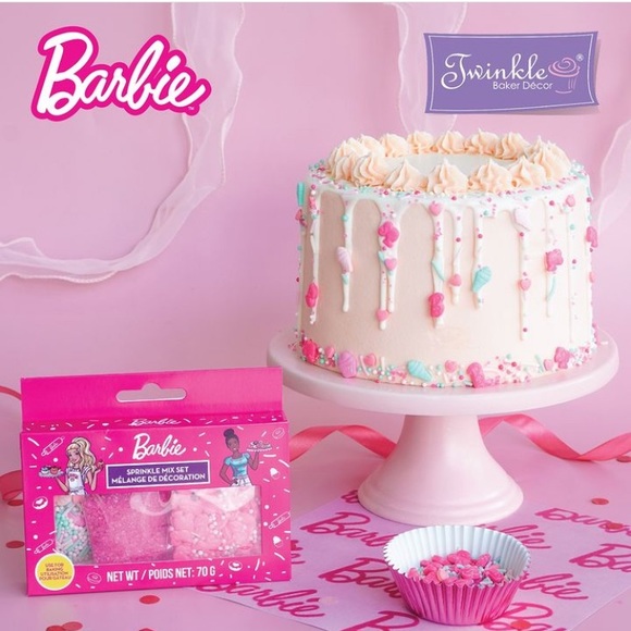 Barbie Other - Come On Barbie Let’s Go Party! Baking Sprinkle Mix for Cakes, Cookies, Cupcakes